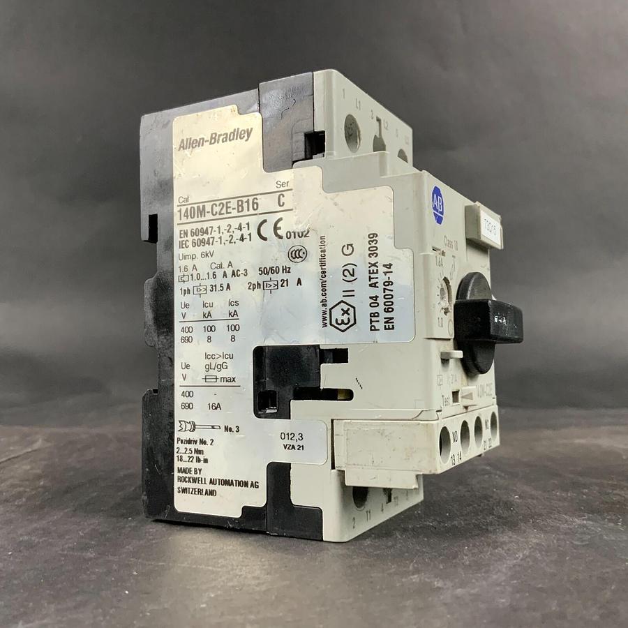 Used ALLEN BRADLEY 140M-C2E-B16 CIRCUIT BREAKER ($50 OBO)