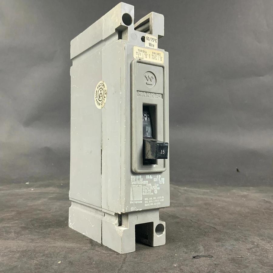 Used WESTINGHOUSE HFB1015 CIRCUIT BREAKER ($40 OBO)