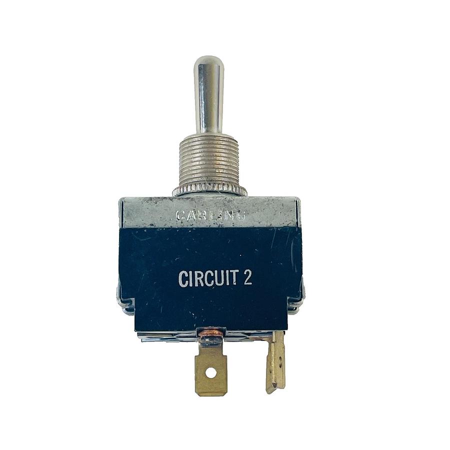 Used CARLING 2FA53-73 TOGGLE SWITCH SPDT 15A 125VAC 10A 250VAC HEAVY DUTY