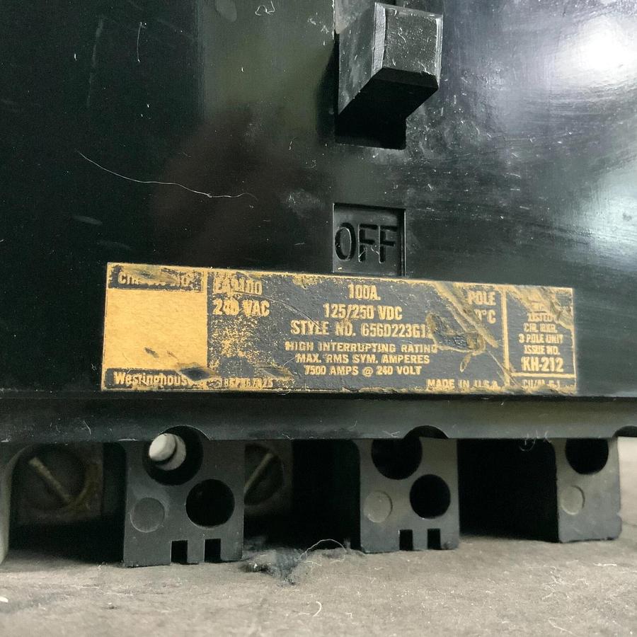 Used WESTINGHOUSE EA3100 CIRCUIT BREAKER ($55 OBO)
