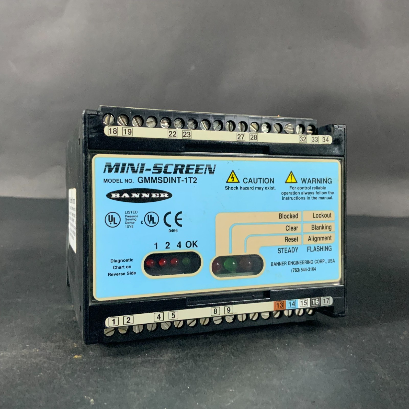 Used BANNER GMMSDINT-1T2 MINI SCREEN CONTROL MODULE ($175 OBO)