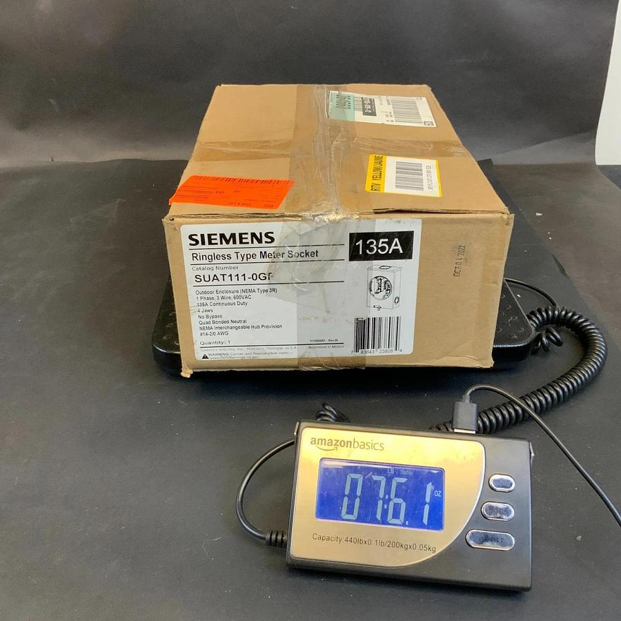 SIEMENS SUAT111-0GF RINGLESS METER SOCKET ($45 OBO)