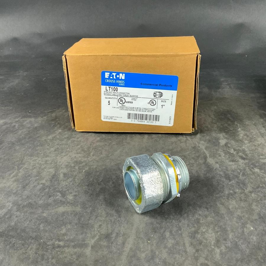 Used EATON LT100 1” STRAIGHT MALE CONNECTOR - SET OF  5 ($25 OBO)