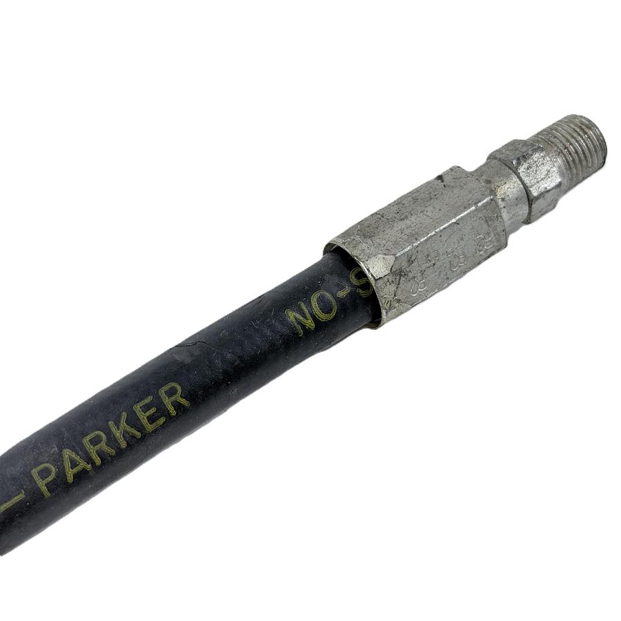 Refurbished PARKER 1/4" HIGH PRESSURE HYDRAULIC HOSE DUAL MALE NPT 43 SERIES EXCELLENT