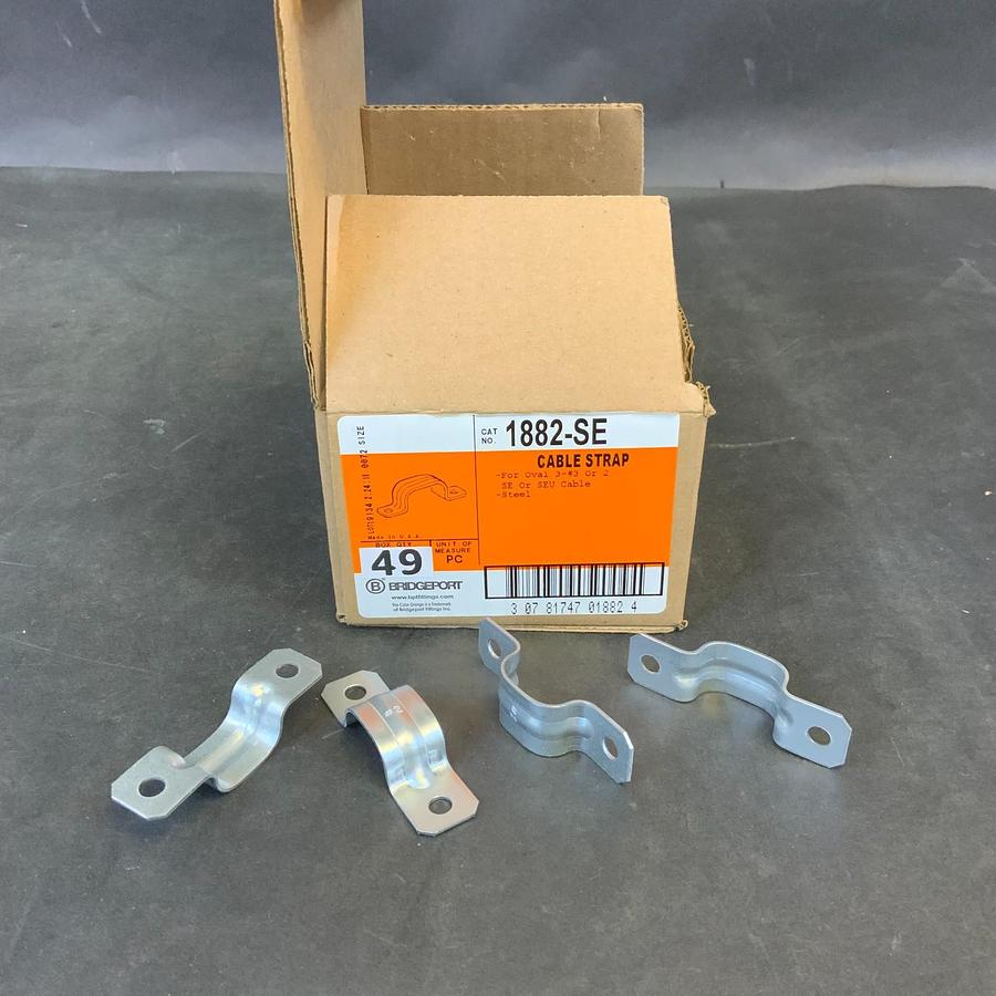 Used BRIDGEPORT 1882-SE CABLE STRAP - BOX OF 49 ($30 OBO)