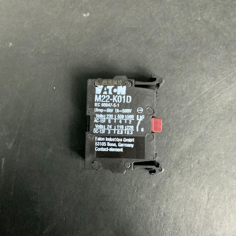 EATON M22-K01D CONTACT BLOCK - NEW ($14 OBO)