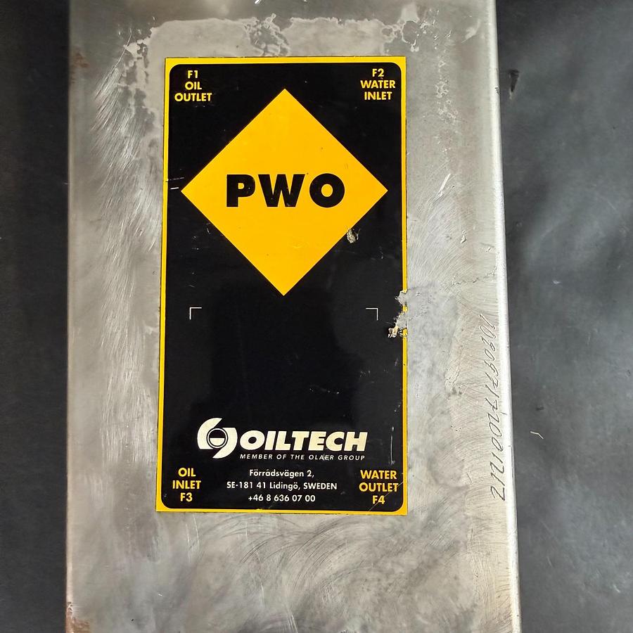Used OILTECH PWO B10-40 WATEROIL COOLER