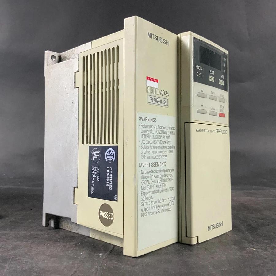 MITSUBISHI FR-A024-0.75K AC DRIVE ($575 OBO)