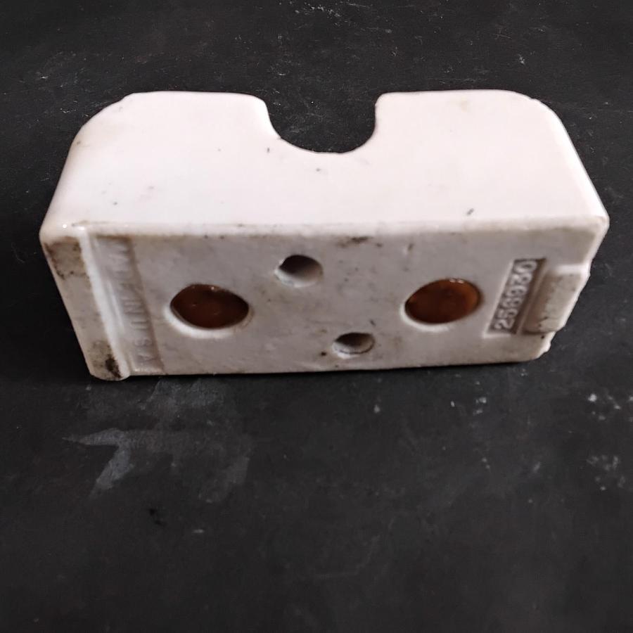 Used VINTAGE CERAMIC ELECTRICAL FUSE HOLDER ($11 OBO)