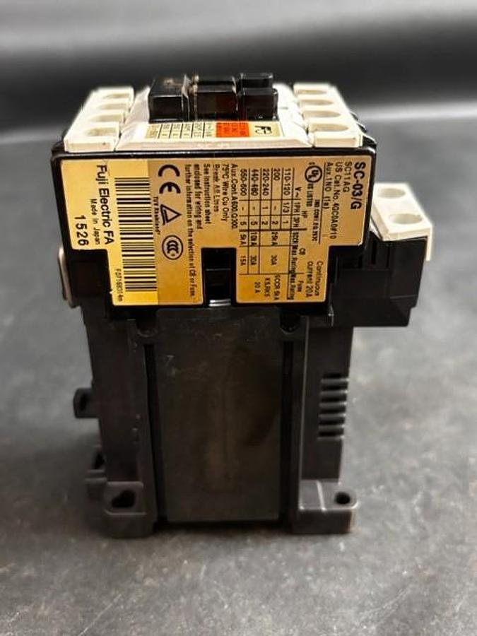 Used FUJI ELECTRIC SC-03/G MAGNETIC CONTACTOR ($40 OBO)