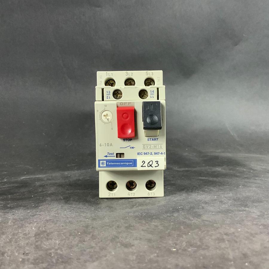 Used TELEMECANIQUE GV2-M14 CIRCUIT BREAKER ($10 OBO)