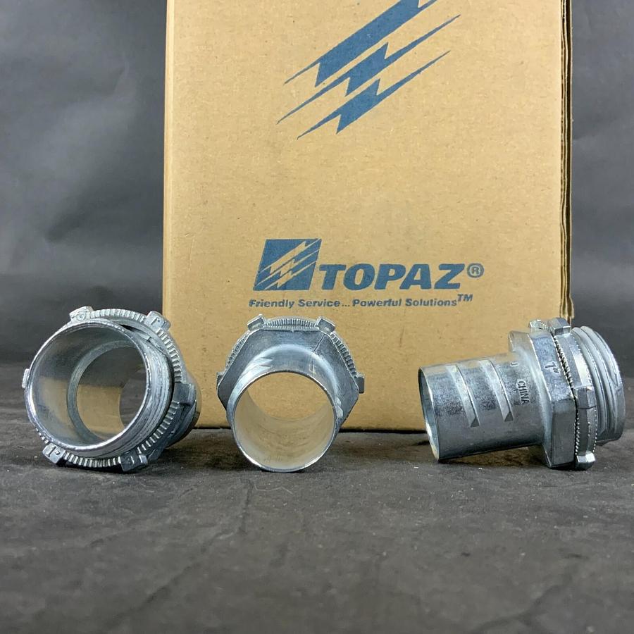 TOPAZ 453 1” BX-FLEXOR CONNECTOR - SET OF 25 ($25 OBO)
