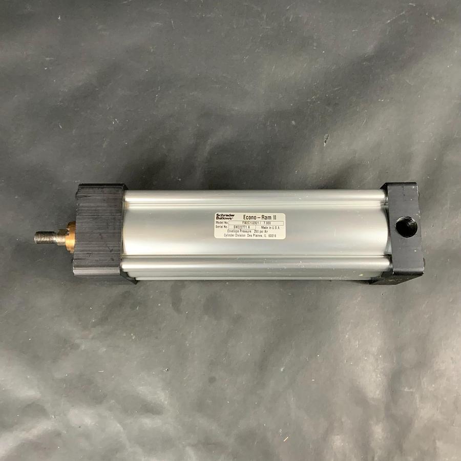 Used SCHRADER BELLOWS ECONO-RAM II FW2C102321 7.000 PNEUMATIC CYLINDER ($75 OBO)