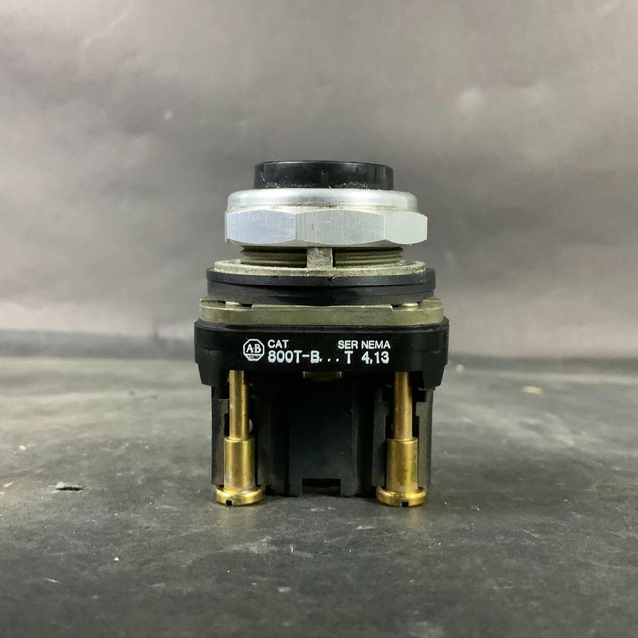 Used ALLEN BRADLEY 800T-B SER T BLACK PUSHBUTTON ($15 OBO)
