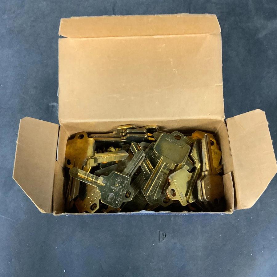 ESP BRASS KEY BLANKS - QTY 50 ($30 OBO)