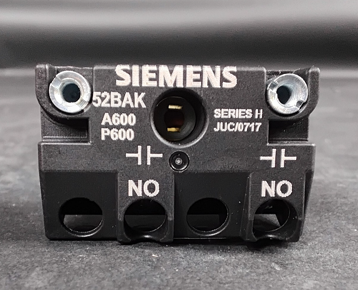 Used SIMENS 52BAK SERIES H CONTACT BLOCK ($11 OBO)