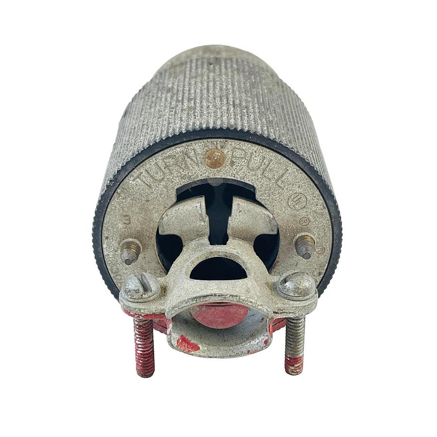 Used HUBBELL HBL3433G TWIST LOCK FEMALE CONNECTOR 30A 600VAC 250V
