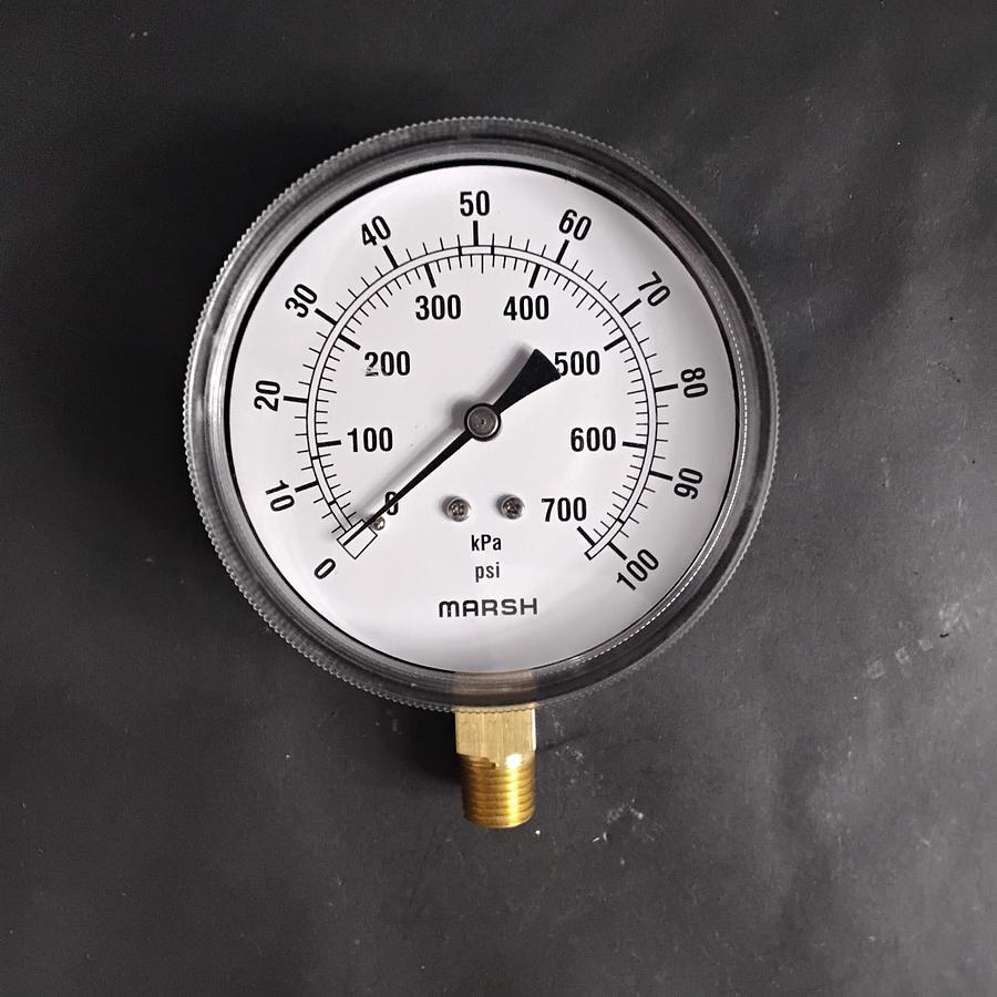 Used MARSH 100 PSI PRESSURE GUAGE ($40 OBO)