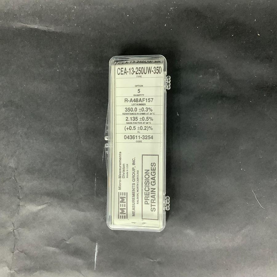 Used MICRO-MEASUREMENTS CEA-13-250UW-350 PRECISION STRAIN GAUGE - 1 UNIT ($5 OBO)
