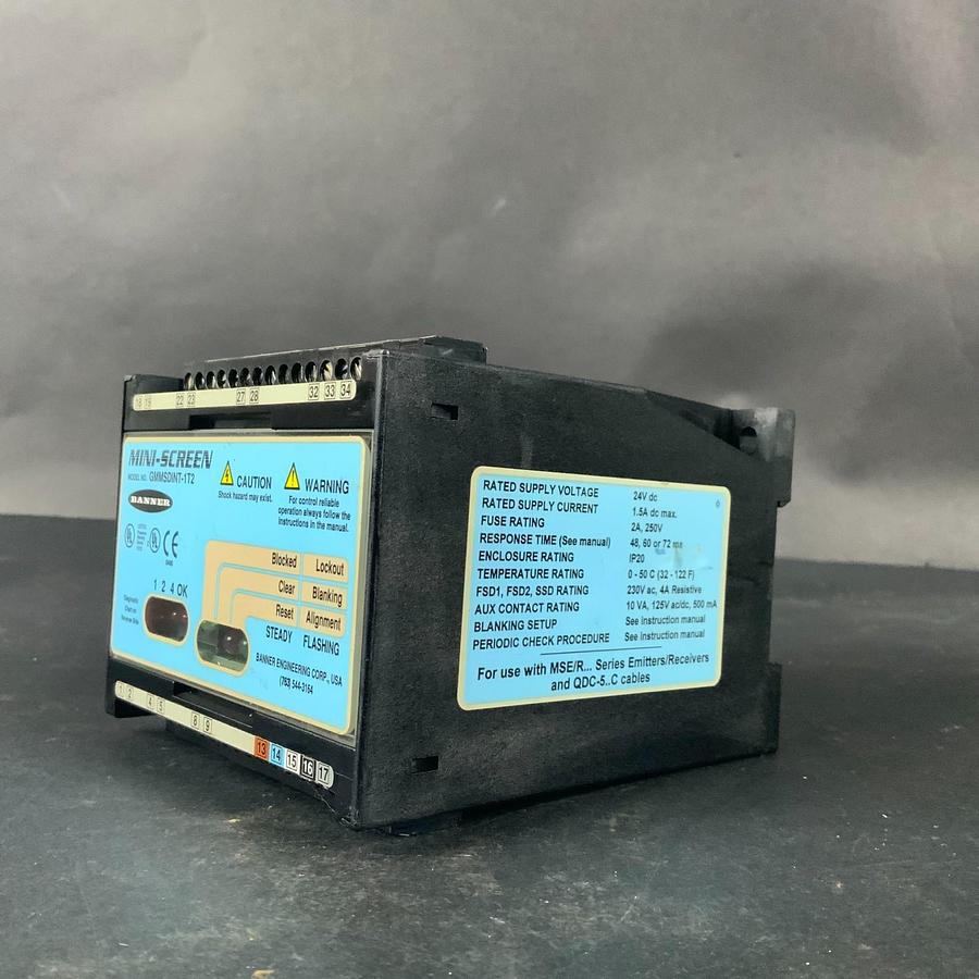 Used BANNER GMMSDINT-1T2 MINI SCREEN CONTROL MODULE ($175 OBO)