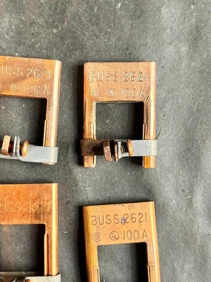 Used BUSSMANN 2621 FUSE REDUCERS 8PCS