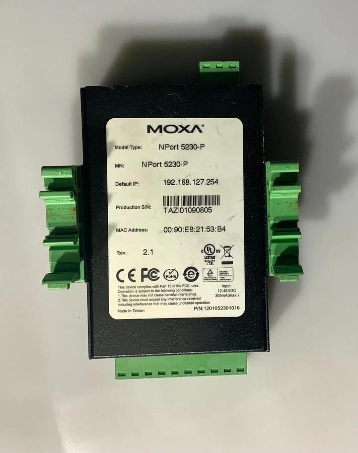 Used MOXA NPORT5230-P ($199.99 OBO)