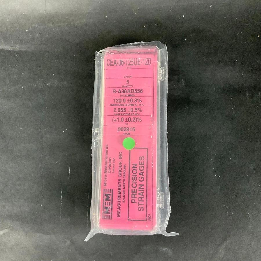MICRO-MEASUREMENTS CEA-06-125UE-120 PRECISION STRAIN GAUGE - BOX OF 5 ($25 OBO)