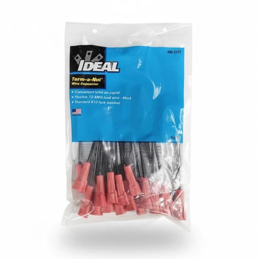 LOT OF 25 IDEAL TERM-A-NUT #30-3171 WIRE CONNECTORS NEW OEM ELECTRICAL USA