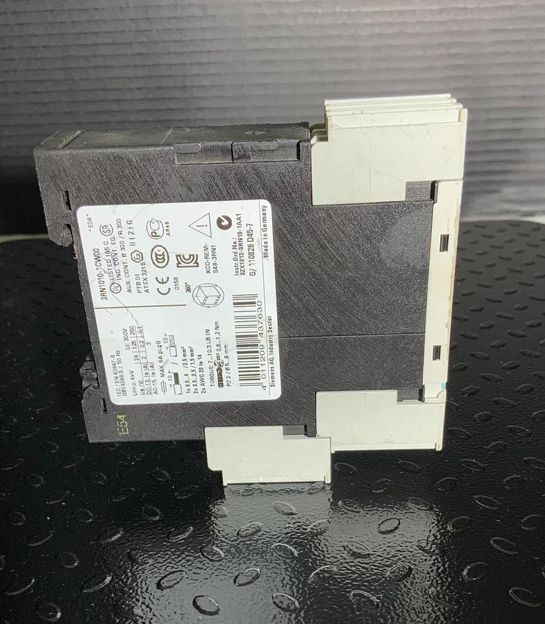 Used SIEMENS 3RN1010-1CW00 PROTECTION RELAY ($79.99/EACH OBO)