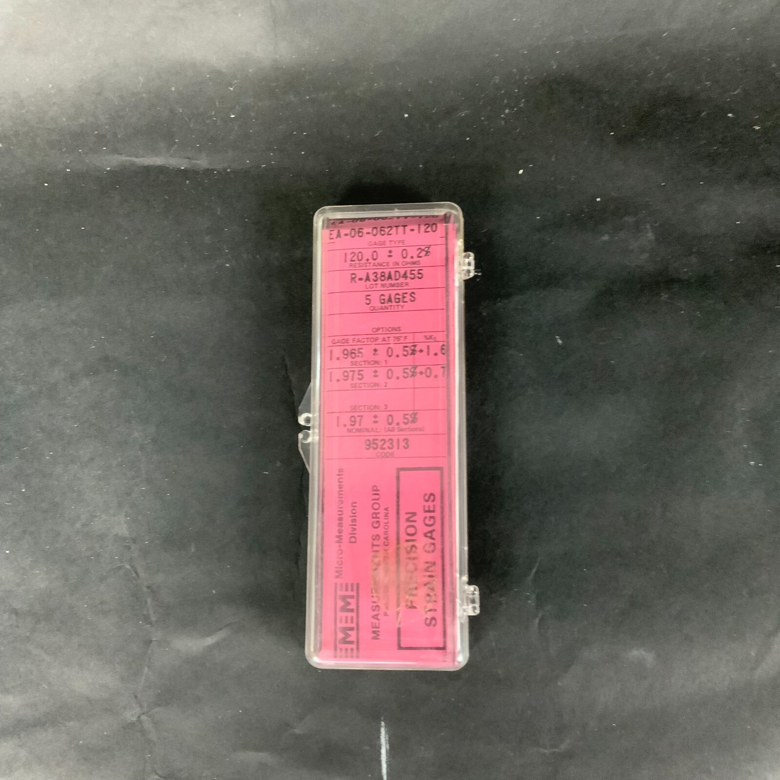 Used MICRO-MEASUREMENTS EA-06-062TT-120 PRECISION STRAIN GAUGE - 1 UNIT ($5 OBO)