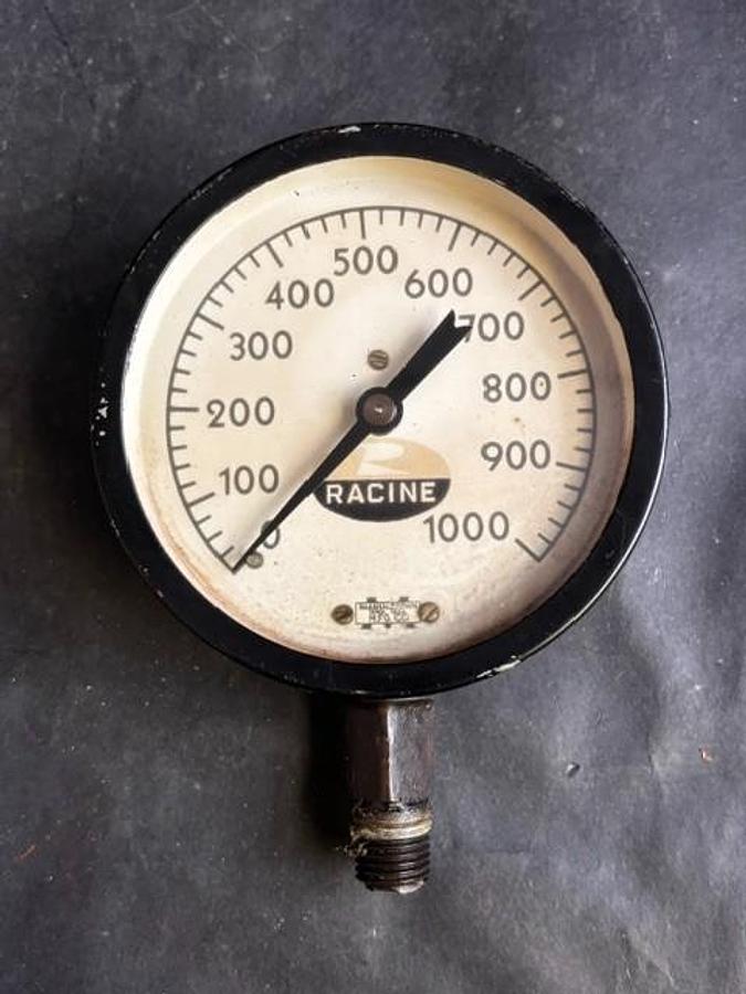 Used MARSHALLTOWN RACINE 0-1000 PSI PRESSURE GAUGE ($23 OBO)