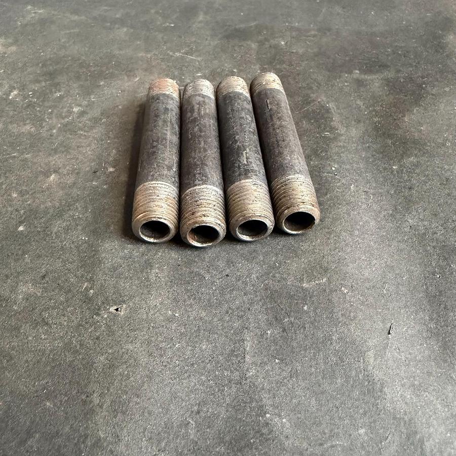 Used MSC 1/4X3 SCH40 WELDED NIPPLE - SET OF 4