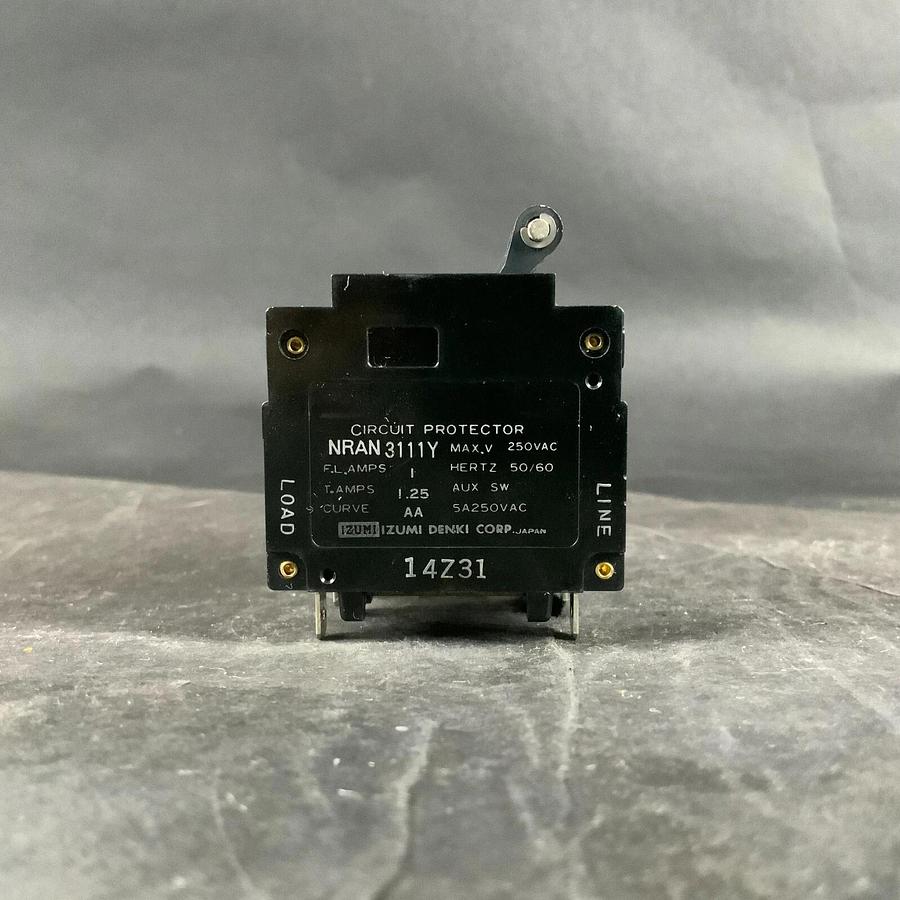 Used IZUMI DENKI NRAN 3111Y CIRCUIT BREAKER (25$ OBO)
