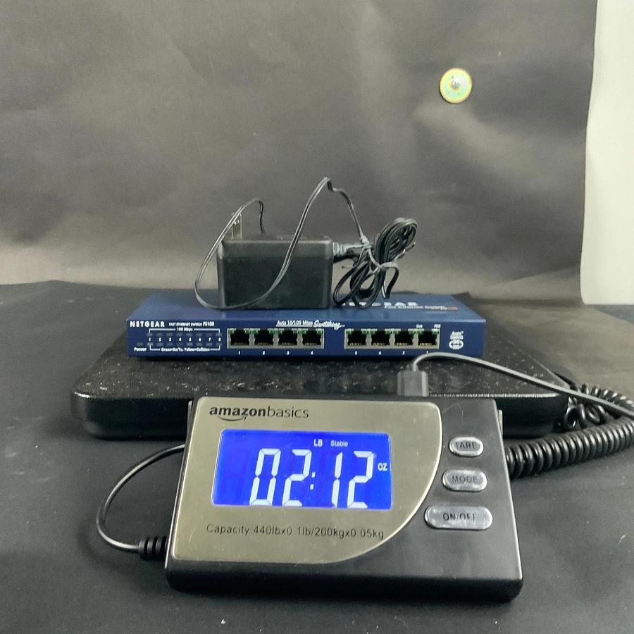 Used NETGEAR FS108 FAST ETHERNET SWITCH W/ POWER ADAPTOR ($25 OBO)