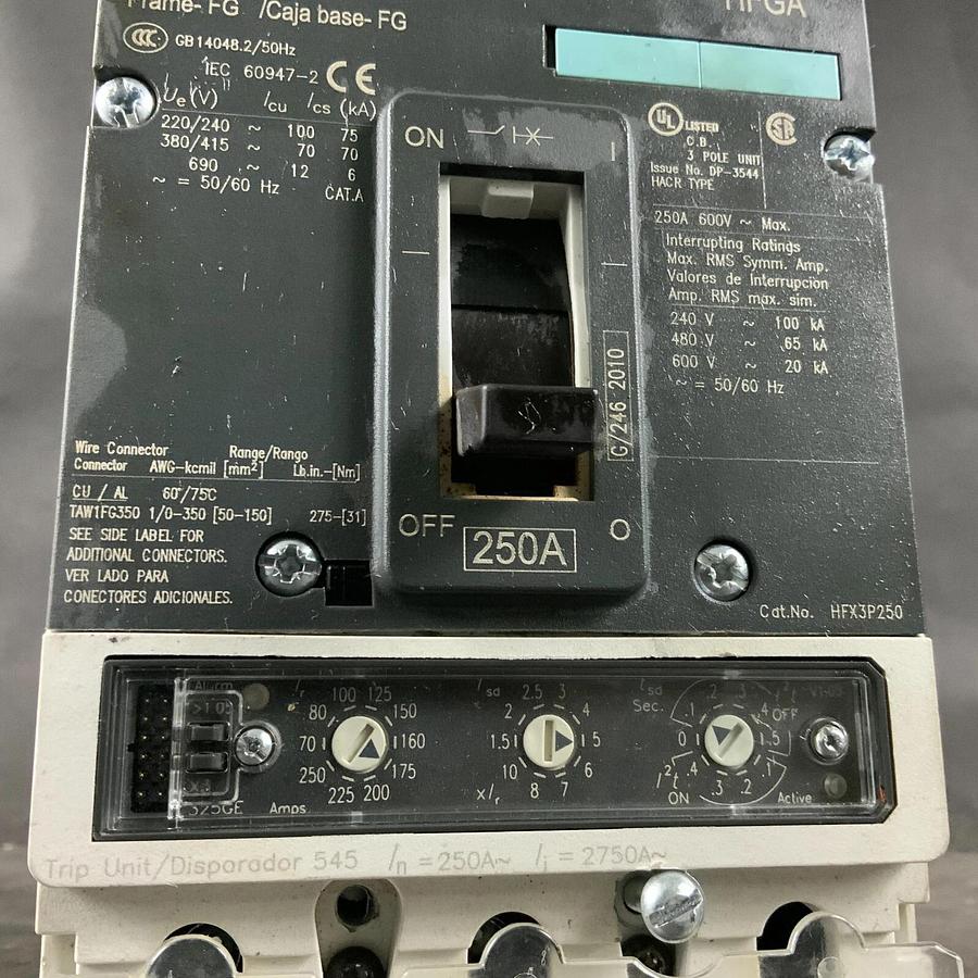 Used SIEMENS HFX3P250 CIRCUIT BREAKER ($350 OBO)