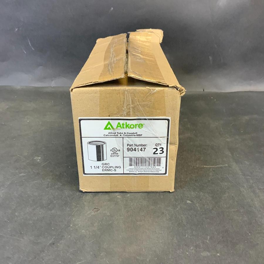 Used ATKORE 904147 1-1/4” GRC COUPLING - BOX OF 23 ($80 OBO)
