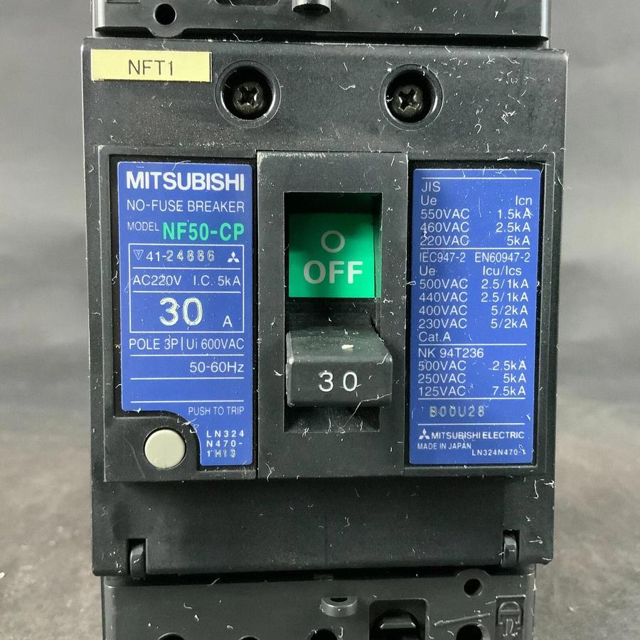 Used MITSUBISHI NF50-CP 30A NO-FUSE BREAKER ($20 OBO)