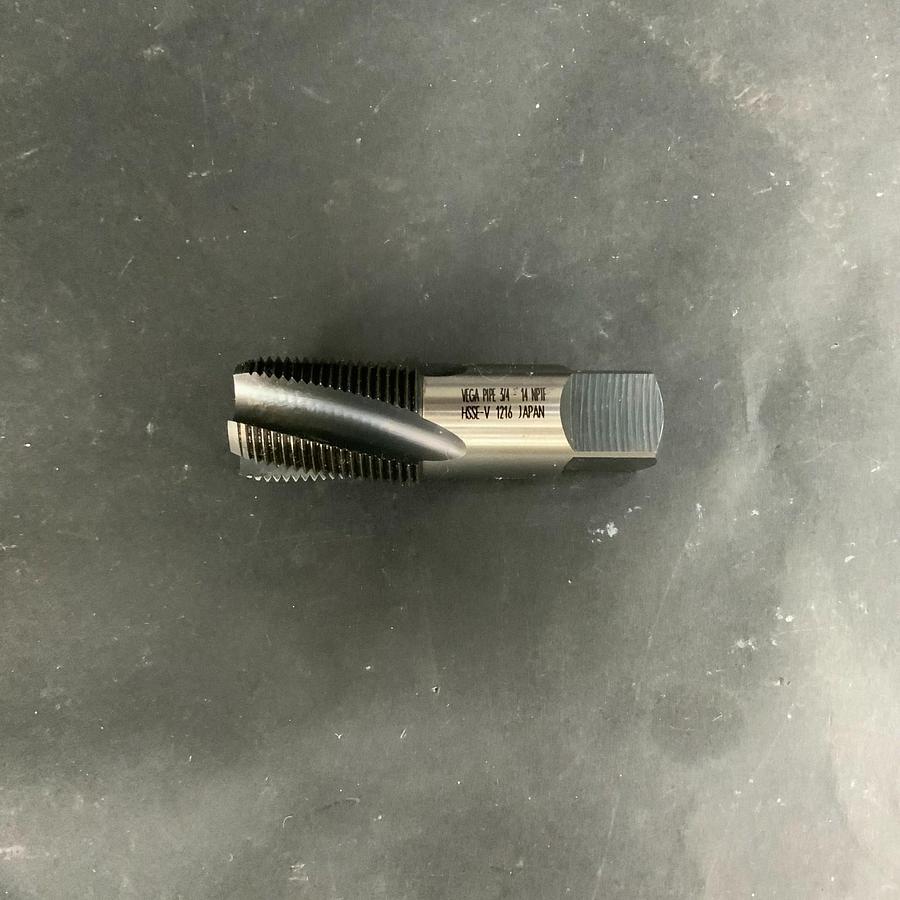 Used VEGA 1216 3/4”-14 NPTF 4-FLUTE HSSE-V SPIRAL FLUTE TAP ($50 OBO)
