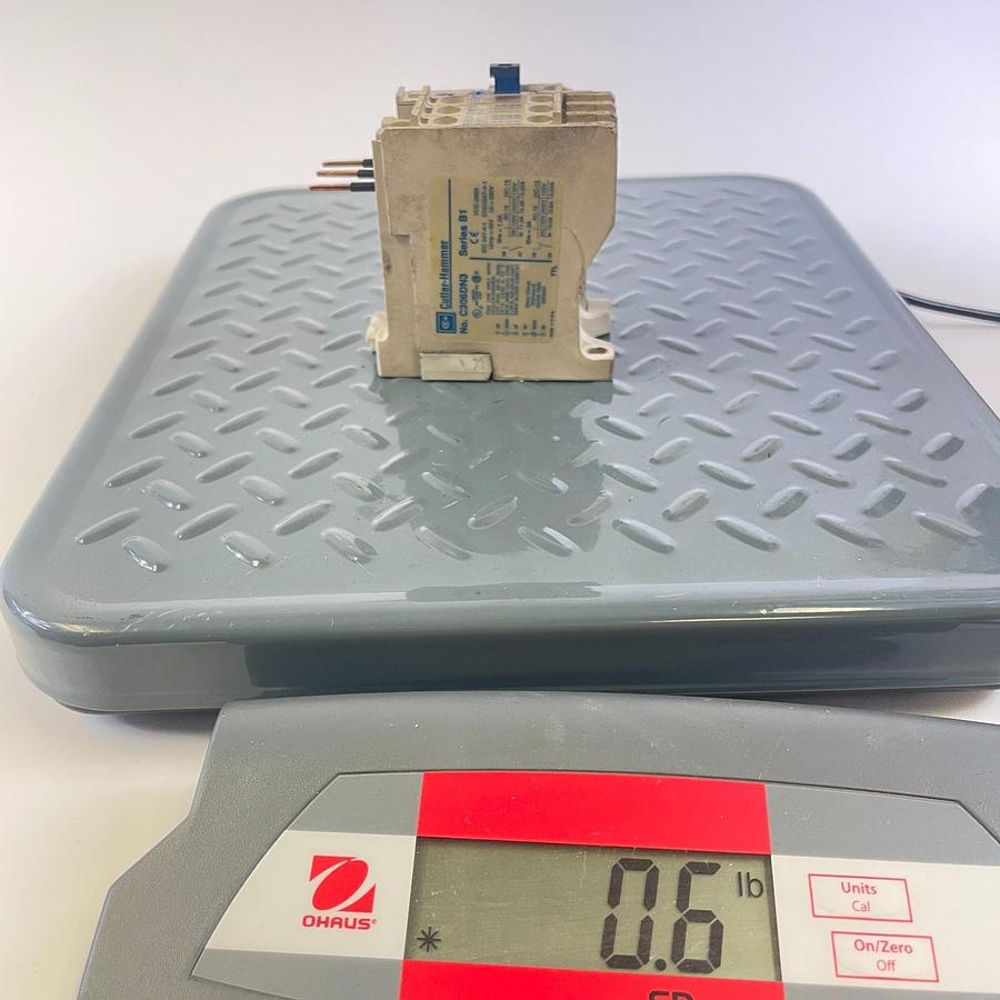 Used CUTLER HAMMER C306DN3 SERIES B1 OVERLOAD RELAY INDUSTRIAL MOTOR CONTROL