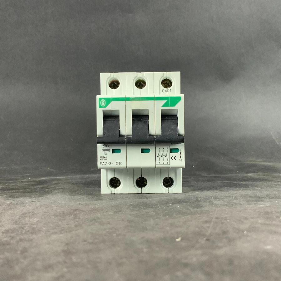 Used MOELLER FAZ-3-C10 CIRCUIT BREAKER ($15 OBO)