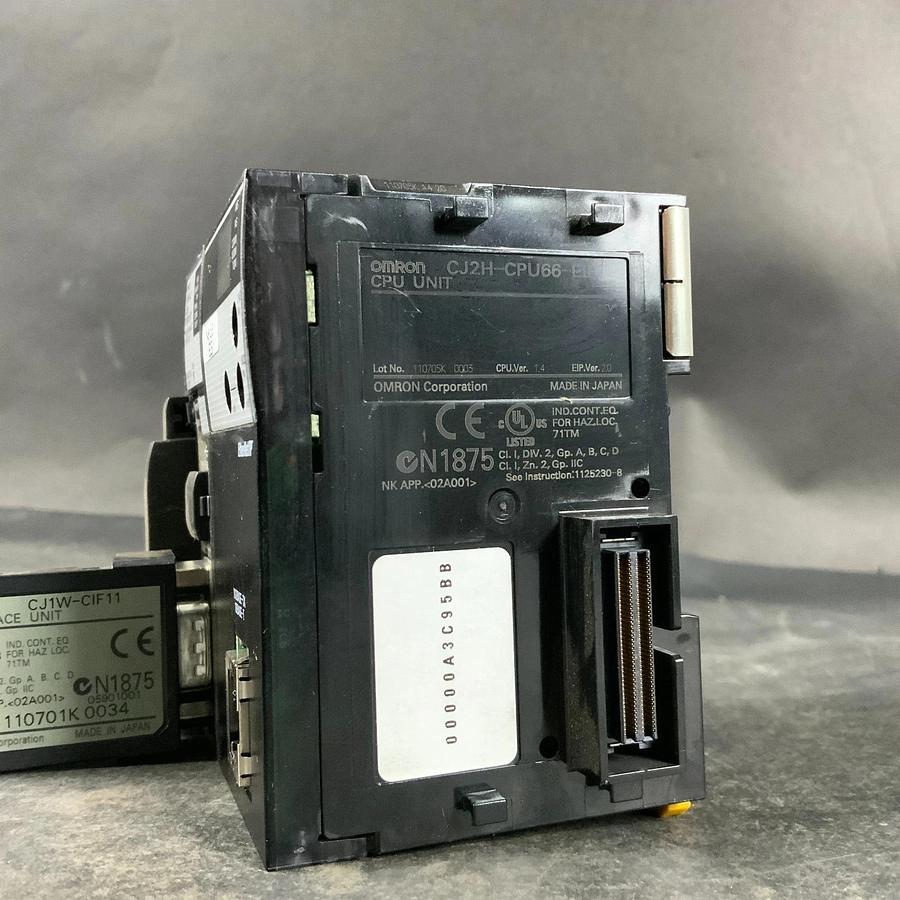 Used OMRON CJ2H CPU66-EIP PROGRAMMABLE CONTROLLER ($240 OBO)