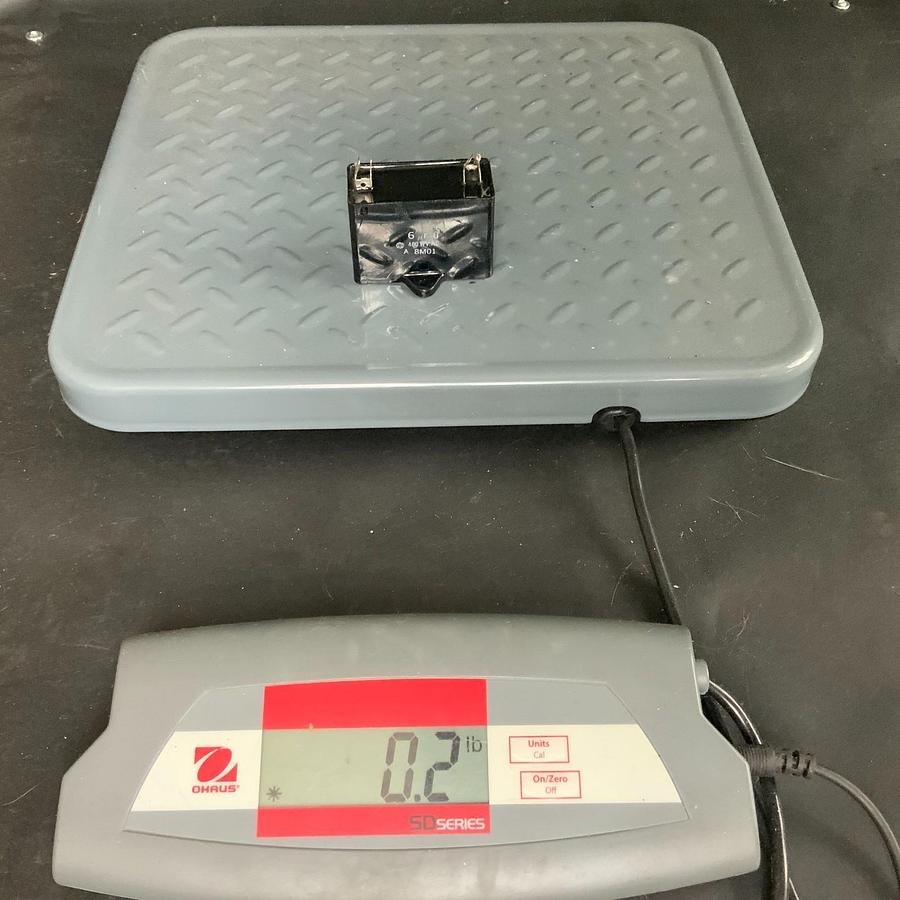 Used Unbranded A8M01 6uF 400VAC MOTOR RUN CAPACITOR