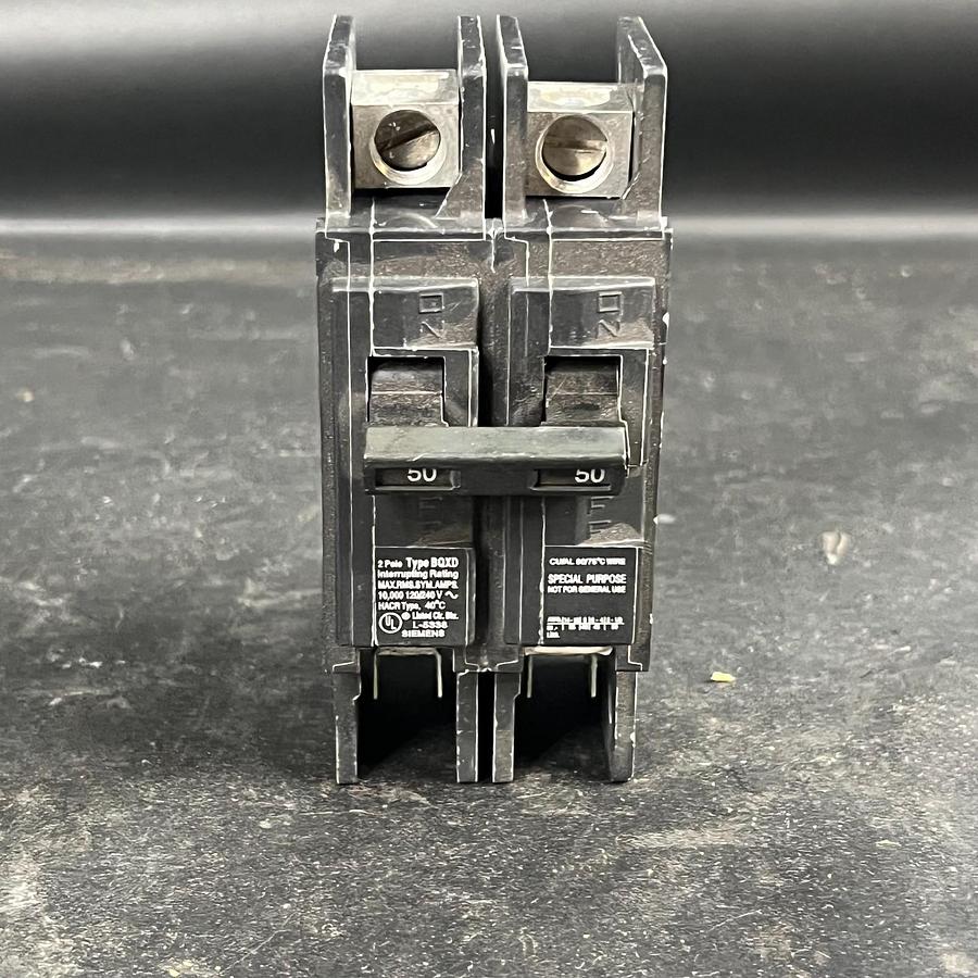 Used SIEMENS BQ2B050QXD CIRCUIT BREAKER ($45 OBO)