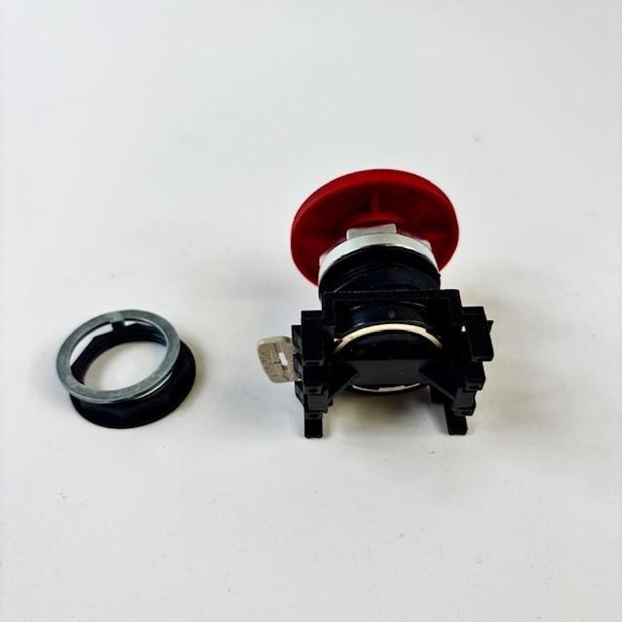 Used CUTLER-HAMMER E22LL2A RED PUSHBUTTON TWIST RELEASE