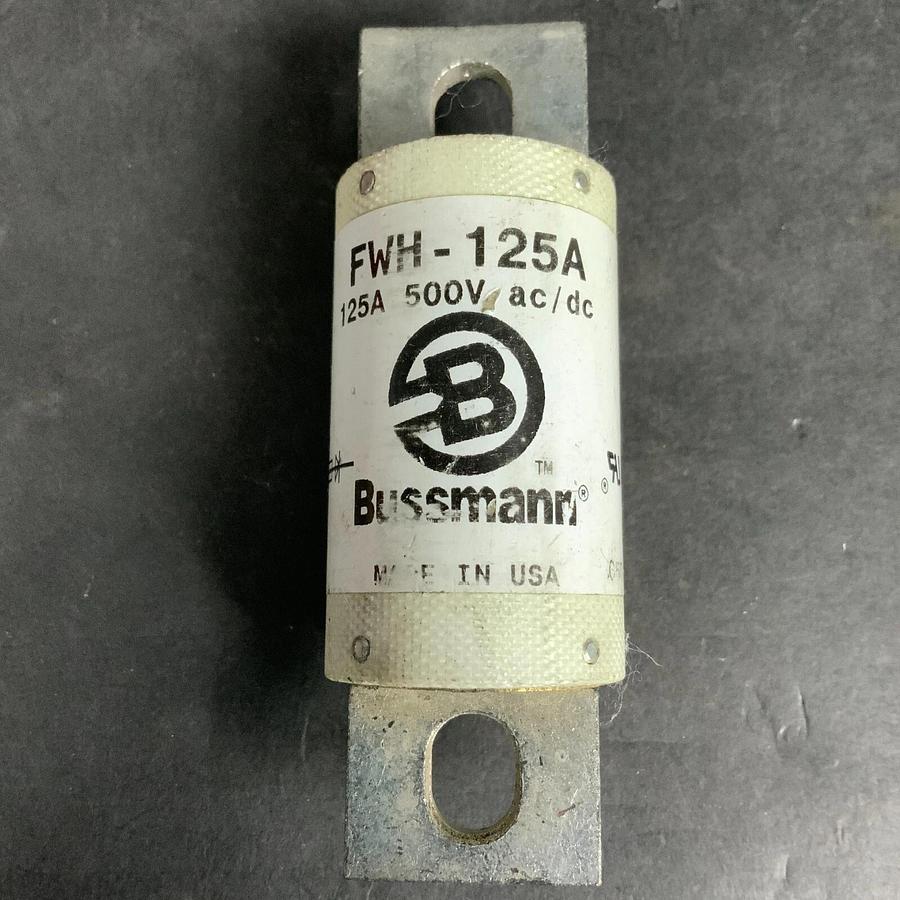 Used BUSSMANN FWH-125A SEMICONDUCTOR FUSE ($25 OBO)