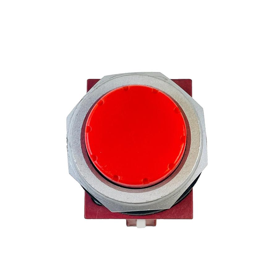 Used SIEMENS P30PBER 3SB1400-0A 22MM PUSHBUTTON SWITCH RED EXTENDED 1NC 1NO 10A
