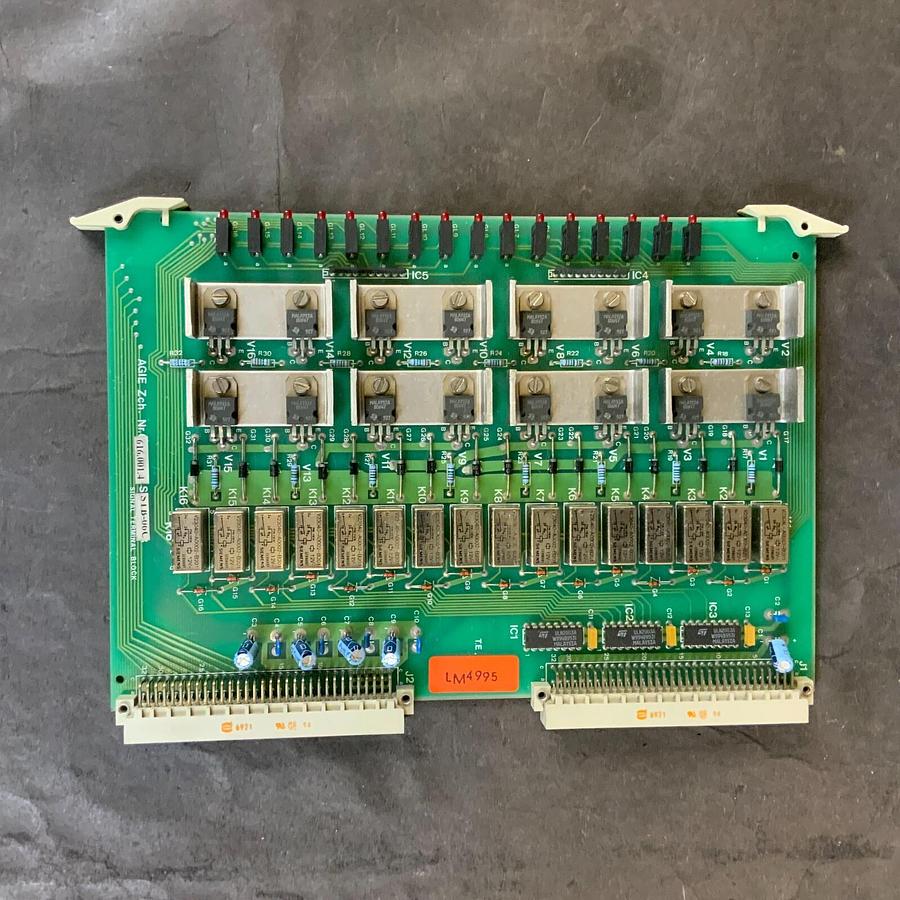 Used AGIE 616.001.4 621802.8 STB-06C SIGNAL TERMINAL BLOCK ($50 OBO)
