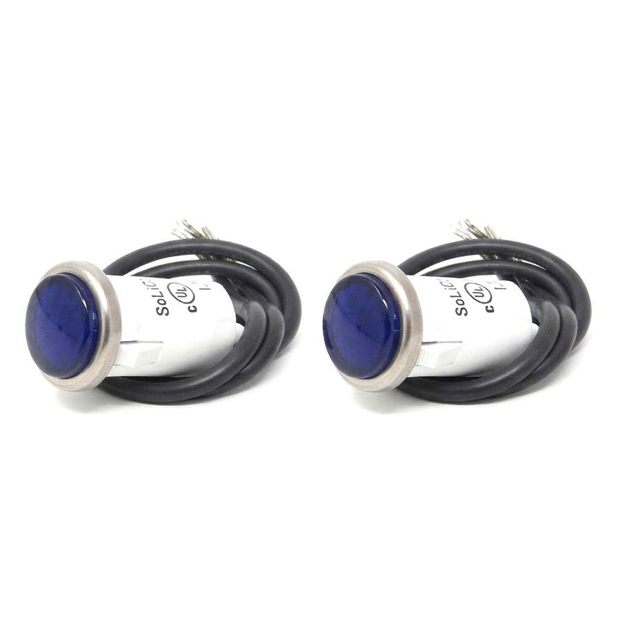 SELECTA SL53212-5-BG BLUE INDICATOR LIGHT 2 PACK