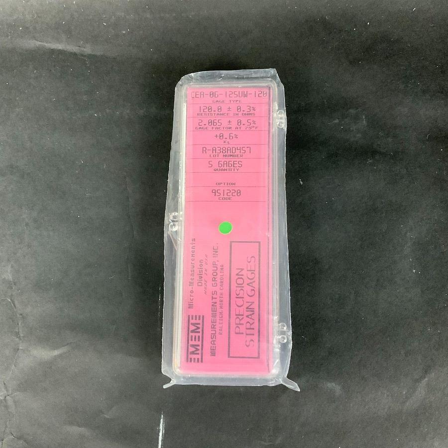 Used MICRO-MEASUREMENTS CEA-06-125UW-120 PRECISION STRAIN GAUGE - LOT OF 4 ($20 OBO)