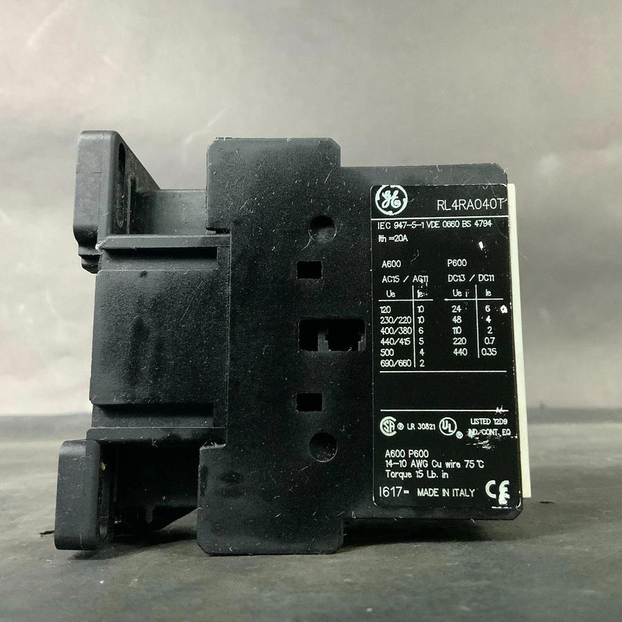 Used GENERAL ELECTRIC RL4RA040T CONTACTOR ($40 OBO)